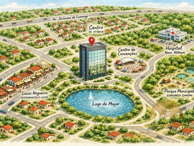 #CM61 - Prédio comercial para Locação em Atibaia - SP - 1